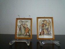 2x Hummel Bilder gerahmt, "Der
