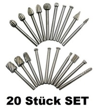 20 Holzfräse CNC Fräsen Fräsköpfe Schleifköpfe Oberfräse GRAVUR Proxxon Dremel 
