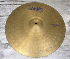 Paiste 400 Serie 20" Power Ride  Cymbal Becken Vintage Made in West Germany