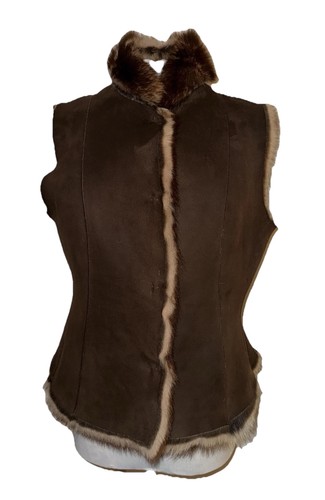 Hirschfell gillet braun - hirschfell,