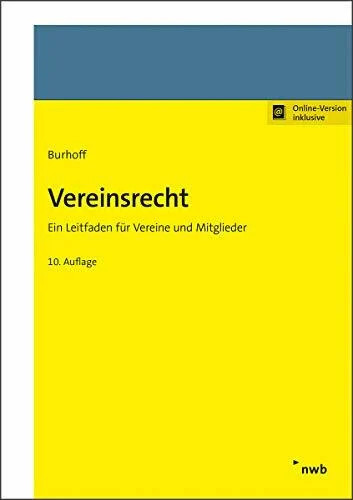 Vereinsrecht ein leitfaden - vereinsrecht:,