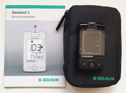 Blutzuckermessgerät braun - b,
