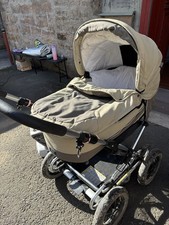 Emmaljunga Edge Kinderwagen mit Babywanne & Babyschale – beige