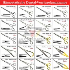 Gefäßklemmen Mosquitoklemme Chirurgische Pinzette KFO Kelly Mathieu Nadelhalter