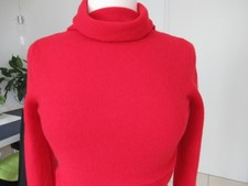 Old Navy Cashmere Pullover mit Rollkragen 100% Kaschmir Rot Gr. M DE 34 36