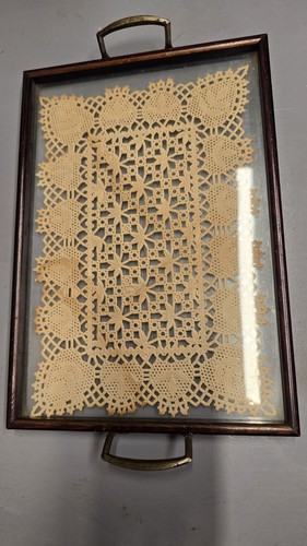 Antikes serviertablett 1900 - antikes, um