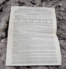 Vintage British Passport