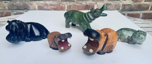 Konvolut nilpferd figuren - konvolut,