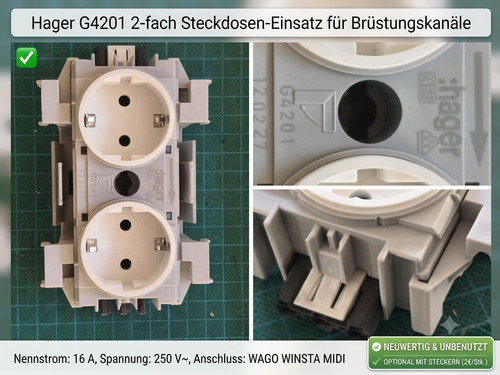 Hager g4201 fach - hager, 2-fach