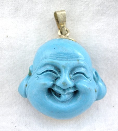 Vintage anhänger kopf buddha - vintage,