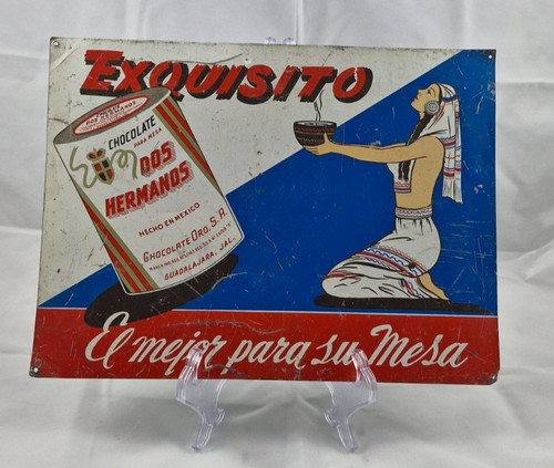 Altes blechschild exquisito - altes,