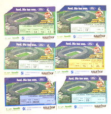 6 Heimspiel Ticket`s - 1. FC Köln =Bundesliga Saison 1995/96