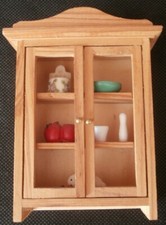 Puppenhaus - Miniaturmöbel - Vitrine - Puppenhaus