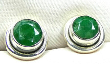 💚Ohrstecker Smaragd 925