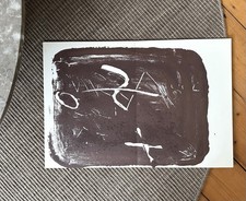 Antoni Tàpies Lithographie Kunst Druck Galerie Maeght Paris Limitiert