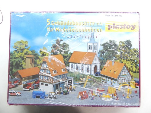 Plastoy dorf set - plastoy, h0