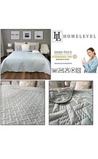 HOMELEVEL Tagesdecke Bett & Sofaüberwurf Bettüberwurf Sofa Tages Flechtmuster...