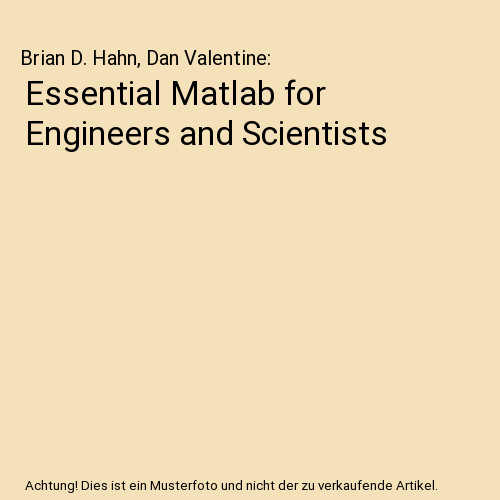 Essential matlab for engineers - essential,