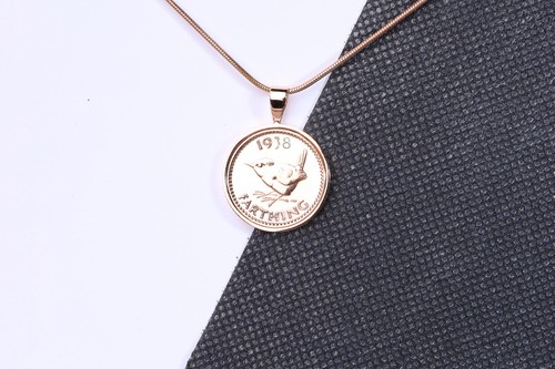Farthing münzanhänger - münzanhänger,