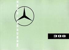 Mercedes-Benz Typ 300 Automatic W 189 Faksimile brochure Prospekt 1957