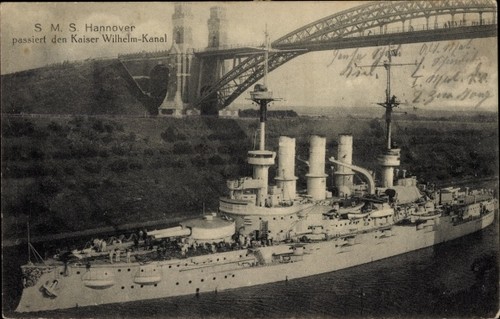Deutsches kriegsschiff sms - ak,