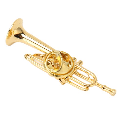 Gold miniature trumpet shaped - miniature,