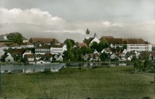 Ansichtskarte Altshausen Blick auf Weiher und Schloß  (Nr.9135)