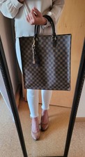 Louis Vuitton Sac Plat Damier Ebene Handtasche