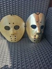 2 Masken Halloween Maske Horror Maske Eishockey Maske 