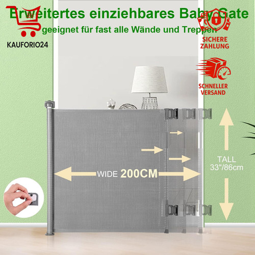 Treppenschutzgitter ausziehbar - treppenschutzgitter,