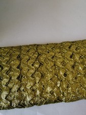 ca. 15,8 Meter Zackenlitze in Gold 7 mm breit B-Ware
