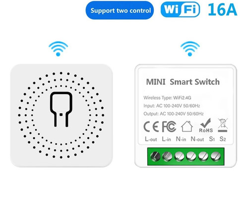 Tuya wifi smart switch 16a - switch,