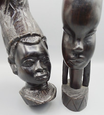 Afrikanische Kunst: 2x Büste