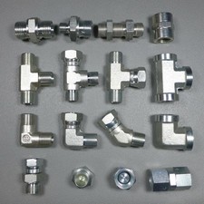 Hydraulik Verschraubung BSP Zoll Adapter zöllig Verbindung Gewindefitting zoll