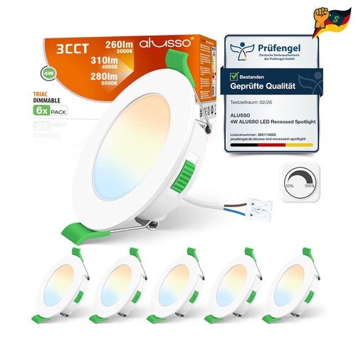 Alusso led einbaustrahler 230v - alusso,