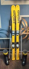 Kinder Ski Set Head Team in 137 cm+Schuhe 38-39 Neu Stöcke