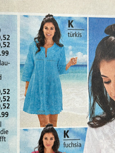 Bestickte tunika - bestickte, (40-42)
