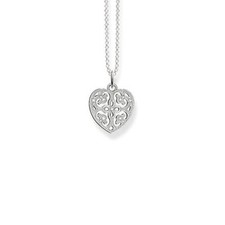 Thomas Sabo Sterling Silber Ornament Herz Halskette
