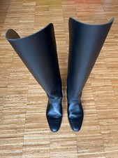 Kürassier Stiefel (Krefeld) schwarz mit hellem Lederfutter  (Gr. 45, Wade 41 cm)