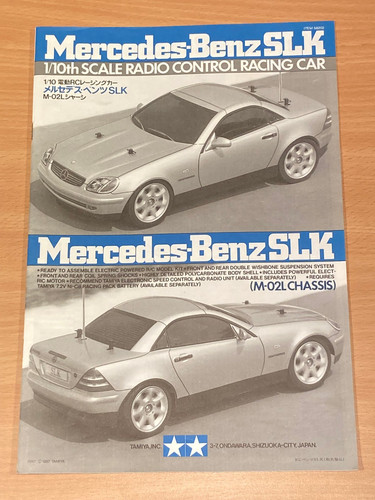 Tamiya mercedes slk 02l - tamiya,