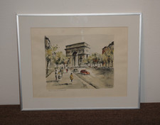 Farb-Lithographie G. Lelong
