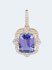 Harry Ivens IV Anhänger GG 585 mit einem Tansanit AAAAA ca. 2,85 ct.,Brillanten