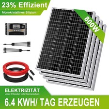 800W Solar Set Solarpanel 12V