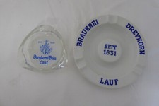 2 Werbe Aschenbecher Brauerei