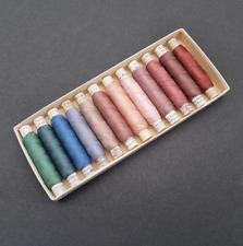 12 Rollen Gütermann Ideal Seide Hilo de Seda Silk Thread Spools 9