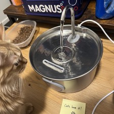 Katzenbrunnen Edelstahl 2,2L