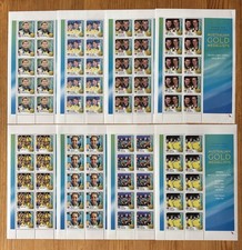 Briefmarken Lot Australien 16 Kleinbogen Olympia 2000 Gold Medaillen postfrisch