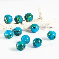 10x Glasperlen Murano Lampwork