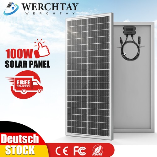 12v 100w solarmodul - 100w, solarpanel