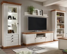 Wohnwand Schrankwand Eiche